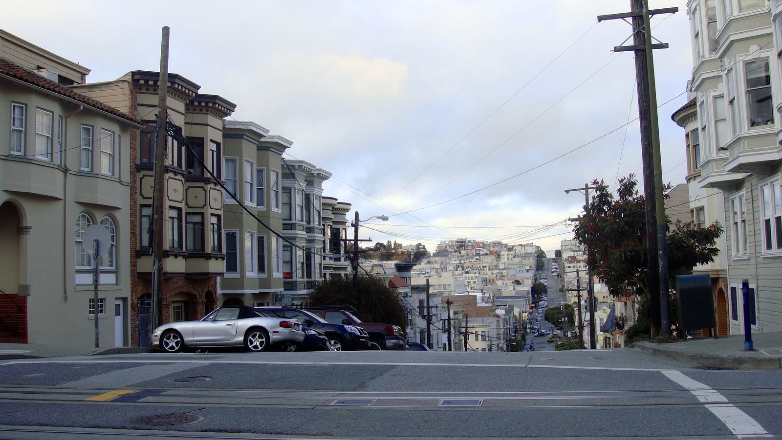 The viewpoint of the city scene in Homeward Bound II: Lost in San Francisco