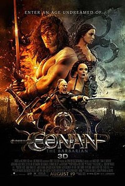 Conan the Barbarian movie cover