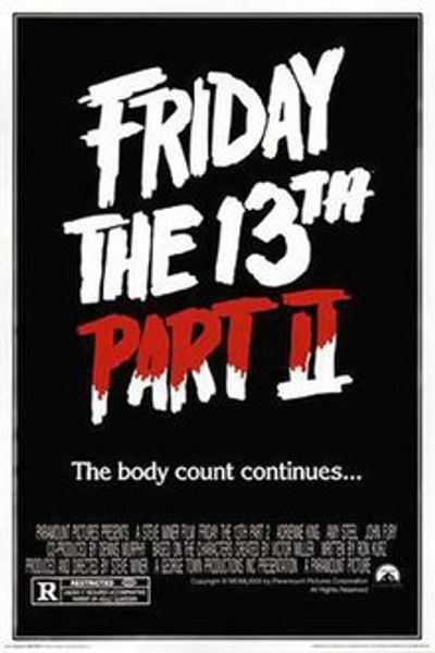 Friday the 13th Part 2 movie cover
