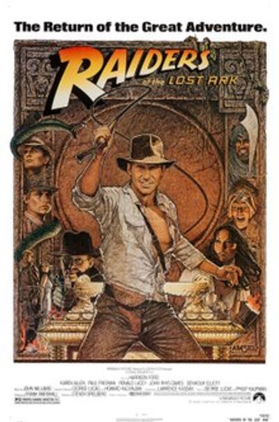 Raiders of the Lost Ark movie cover