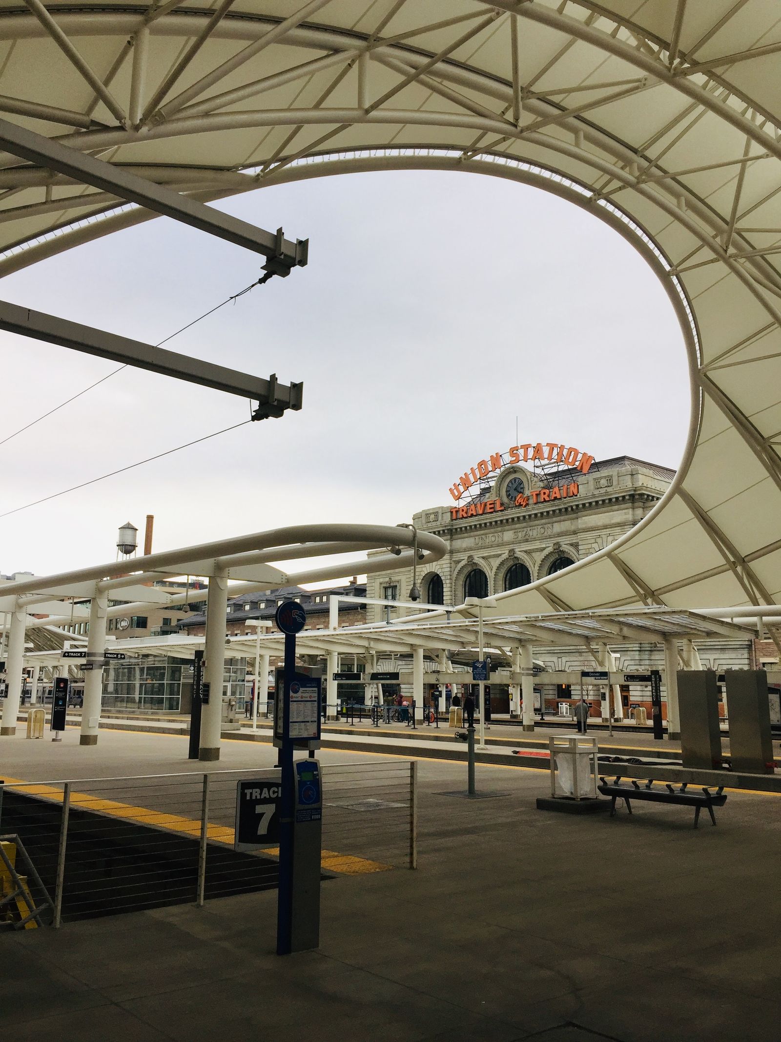 Filming In Union Station, Denver