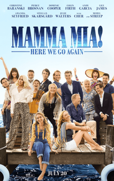 Mamma Mia! Here We Go Again movie cover