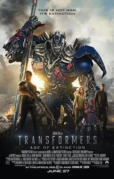 Transformers: Age of Extinction movie cover