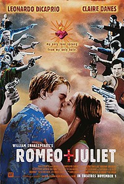 Romeo + Juliet  movie cover