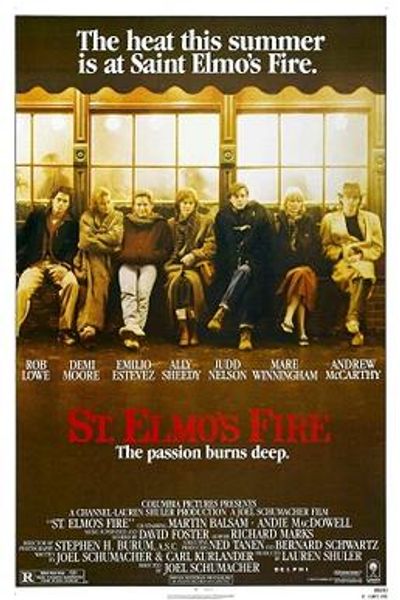 St. Elmo's Fire movie cover